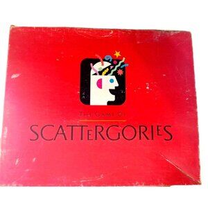 Scattergories Vintage 1988 Board Game Missing Pencils & Instructions